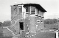 The closed signal box at Ratho Junction on 14 May 1978.<br><br>[Bill Roberton 14/05/1978]