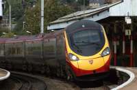 A Glasgow - Euston Pendolino tilts through Penrith as it heads south on 10 September 2011.<br>
<br><br>[John McIntyre 10/09/2011]