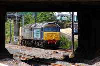 57011 and 57009 about to pass through Cardonald on 23rd June 2011 with a nuclear flask train from Hunterston to Carlisle Kingmoor<br><br>[Graham Morgan 23/06/2011]