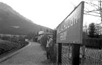 Frank Spaven surveys the delightful surroundings of Ballachullish Ferry station at Easter 1966 - just two weeks after closure.<br>
<br><br>[David Spaven //1966]