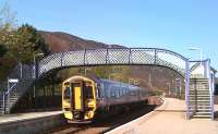 158701 leaving Helmsdale for Wick and Thurso on a glorious 27 April 2011.<br><br>[Brian Smith 27/04/2011]