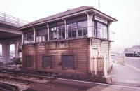 Newhaven Town signal box in November 1988.<br><br>[Ian Dinmore /11/1988]