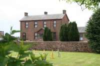 The former Ruthwell station in May 2008, now a private residence. The station was on the G&SW route between Dumfries and Annan. It closed to passengers in 1965. [See image 19346] <br><br>[John Furnevel 21/05/2008]