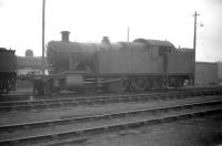 Ex-GWR 2-8-2T no 7225 in the yard at Severn Tunnel Junction MPD (86E) on 27 June 1959. The locomotive was eventually withdrawn from here in May 1964.  [With thanks to Vic Smith] <br><br>[Robin Barbour Collection (Courtesy Bruce McCartney) 27/06/1959]