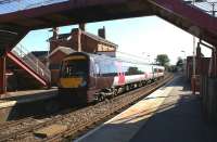 The 1422 hrs Arriva CrossCountry service from Birmingham New Street to Stanstead Airport calls at Oakham on 27 September 2011<br>
<br><br>[John McIntyre 27/09/2011]