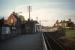 The station at Saxmundham in November 1976, photographed from the former staggered down platform.  This platform, together with its associated buildings, was removed in the early 1980s and replaced with one opposite the up platform.<br><br>[Mark Dufton 07/11/1976]