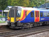 450084 calls at Fleet on 5 October with a service for Waterloo.<br><br>[Graham Morgan 05/10/2011]