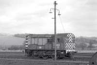 Looking north east across Inverkeithing yard in the late seventies. Haymarket's 08882 is in attendance on this occasion, thought to be in connection with resignalling work taking place in the area around that time. <br><br>[Bill Roberton //]