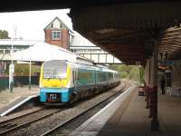 175102 is the rear set on a rare 6-coach 175 working seen at Wrexham General before forming the 14.02 forward to Chester and Holyhead on 12 October 2011.<br><br>[David Pesterfield 12/10/2011]