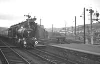 GWR 7803 <I>Barcote Manor</I> arriving at Aberystwyth on 2 October 1961 with the down <I>'Cambrian Coast Express'</I> ex-Paddington.<br><br>[K A Gray 02/10/1961]