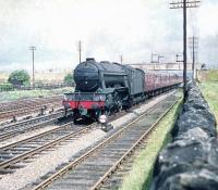 The Leeds - Newcastle - Edinburgh - Glasgow <I>'North Briton'</I> runs west through Saughton Junction on 18 July 1959 behind Gateshead V2 no 60904.<br><br>[A Snapper (Courtesy Bruce McCartney) 18/07/1959]
