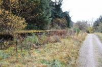 Looking south west over the remains of Invergarry Station on 7 November 2011.<br><br>[John Gray 07/11/2011]