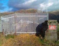 Former rail bridge across the River Devon south of Menstrie on the Alva branch, seen here looking north on 12 November 2011 with the Ochil Hills forming the backdrop. [With thanks to Messrs McRae, Prescott, Smith, Byers & Robin] <br><br>[Grant Robertson 12/11/2011]