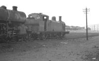 47548 is one of a number of steam locomotives 'stored' in the sidings at Sheffield Brightside in May 1961. The 0-6-0 is recorded as being officially withdrawn from Canklow shed in July the following year.<br><br>[K A Gray 27/05/1961]