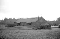 The goods shed and yard at Largs in March 1963 [see image 33992].<br><br>[R Sillitto/A Renfrew Collection (Courtesy Bruce McCartney) 30/03/1963]