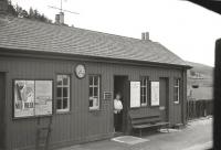 Rush hour at Achanalt post office - Summer 1962.<br><br>[R Sillitto/A Renfrew Collection (Courtesy Bruce McCartney) /07/1962]