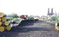 The former terminus at Renfrew Wharf, looking towards the buffer stops in June 1969 [see image 9096]. <br><br>[Colin Miller /06/1969]