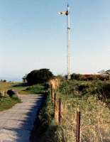 The Largs distant signal near <i>The Pencil</i>, photographed in the summer of 1979.<br><br>[Colin Miller //1979]