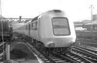 The prototype HST leaves Edinburgh Waverley in 1973.<br><br>[Bill Roberton //1973]