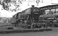 Class 50 2-10-0 No. 051 630 is pictured in repose at Rottweil shed around mid-day on September 4th 1974. [See image 37618]<br><br>[Bill Jamieson 04/09/1974]