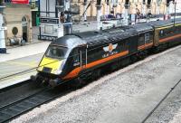 An afternoon <I>Grand Central Trains</I> service from Sunderland calls at York on 29 June 2011 on its way to Kings Cross.<br><br>[John Furnevel 29/06/2011]