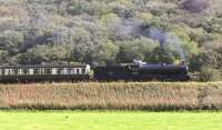 Q6 no 63395 on the bank to Goathland on 29 September 2011 with the 13.30 train to Pickering.<br><br>[Colin Miller 29/09/2011]