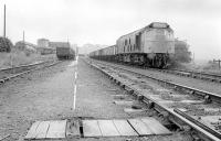 25231 prepares to leave the exchange sidings at Waterside with a coal train in July 1978.<br><br>[Bill Roberton /07/1978]