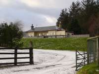 Cornhill station is now a private residence owned by a local joiner who has done a great job in restoring the classic GNSR wooden station to its former glory.<br><br>[John Williamson 17/12/2011]