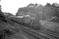 A northbound train near Fairlie on the Largs branch in 1962.<br><br>[R Sillitto/A Renfrew Collection (Courtesy Bruce McCartney) //1962]