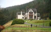 The 2011 Railscot <I>'Waving Eejit'</I> award has once again gone to you-know-who. This years location is Victoria Lodge, seen here on 26 December, with EC standing on the trackbed of the line that was built from the Victoria Lodge terminus to the top of Talla dam [see image 6635] about to head north to the junction at Broughton.<br><br>[John Furnevel 26/12/2011]