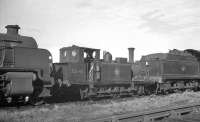 SR <I>'Terrier'</I> 0-6-0T no 32640 stored in the sidings alongside Eastleigh shed on 25 September 1963, some 4 months after withdrawal from 75A Brighton.<br><br>[K A Gray 25/09/1963]