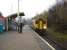 150285 runs into Ton Pentre on the 13.36 service from Cardiff to Treherbert on 16 November 2011. <br><br>[David Pesterfield 16/11/2011]