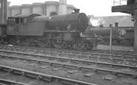 Gresley V3 2-6-2T no 67648 stands on 65E Kipps shed, Coatbridge, in September 1961.<br><br>[K A Gray 25/09/1961]