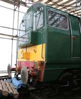 20169 being restored at Kirkby Stephen East in May 2006. The locomotive is seen here housed in a temporary enclosure erected to the west of the station building.<br><br>[John Furnevel 11/05/2006]