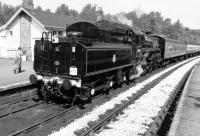 76079 stands at Grosmont in May 2004 with a train for Pickering.<br><br>[Colin Miller /05/2004]