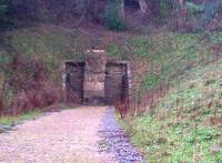 The North portal of Devonshire tunnel, on the outskirts of Bath, is not yet accessible, but at least you can now see it - which is more than could be said for the last 30 years or so. Photographed on a wet New Year's Day 2012! [See image 45263]<br><br>[Ken Strachan 01/01/2012]