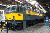 Gorton built EM2 Co-Co electric E27001 has been preserved at the Manchester Museum of Science and Industry since withdrawal by Netherlands State Railways in 1986. It carries its NS livery but also has its BR <I>Ariadne</I> nameplate from its days as E27001 on Manchester-Sheffield Woodhead route duties. [See image 22507]<br><br>[Mark Bartlett 30/12/2011]