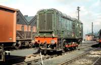 D3730 stands in the sidings alongside Haymarket shed in March 1959.<br><br>[A Snapper (Courtesy Bruce McCartney) 28/03/1959]