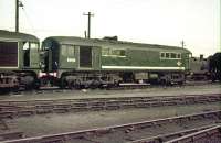 Metrovick Co-Bo D5709 at Polmadie in May 1959 having brought in the overnight <I>'Condor'</I> freight service in conjunction with classmate D5705.<br><br>[A Snapper (Courtesy Bruce McCartney) 16/05/1959]