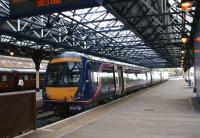 170412 waits in bay platform 3 at Dundee on 15 April 2011 with the 1650 hrs departure for Edinburgh Waverley.<br><br>[John McIntyre 15/04/2011]