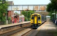 A York - Blackpool North service passes through Layton station in Blackpool's north eastern suburbs on the afternoon of 5 June 2010 as 158753 approaches its ultimate destination.<br><br>[John McIntyre 05/06/2010]