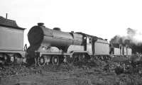 Class D11 4-4-0 no 62679 <I>'Lord Glenallan'</I> stands in the shed yard at Thornton Junction in the late 1950s. The locomotive was withdrawn from here in September 1958 and cut up at Inverurie works a year later.<br><br>[K A Gray //]