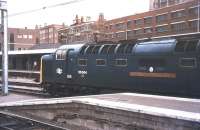 Deltic 55004 <I>Queens Own Highlander</I> about to take a train out of Kings Cross in January 1981.<br><br>[Ian Dinmore 22/01/1981]