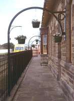 A DMU for Manchester stands at the platform at Clitheroe in April 1995.<br><br>[Ian Dinmore /04/1995]