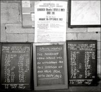 Information. Last day of services at Rosewell, 8 September 1962. [See image 37320] <br><br>[R Sillitto/A Renfrew Collection (Courtesy Bruce McCartney) 08/09/1962]