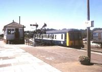 Branch railcar at Par station in August 1989.<br><br>[Ian Dinmore /08/1989]