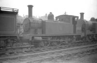Former Haymarket J88 0-6-0T no 68339 photographed in April 1959 in the yard at Bathgate awaiting disposal.<br><br>[Robin Barbour Collection (Courtesy Bruce McCartney) 21/04/1959]