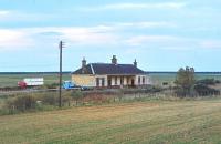 The GNSR Spey Bay railway station, still looking in reasonably good condition on 29 October 1978.<br><br>[Peter Todd 29/10/1978]