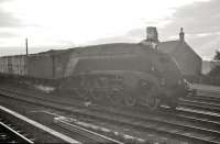 Gateshead A4 Pacific no 60001 <I>'Sir Ronald Matthews'</I> photographed at Berwick in September 1962 with a fish train.<br><br>[R Sillitto/A Renfrew Collection (Courtesy Bruce McCartney) 10/09/1962]