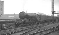 V2 2-6-2 no 60911 with a returning South Shields - Annitsford party special on 22 July 1961, routed past Newcastle Central station via the goods lines. (Annitsford station, on the ECML between Killingworth and Cramlington, had officially closed to scheduled passenger services almost 3 years earlier.)   <br><br>[K A Gray 22/07/1961]